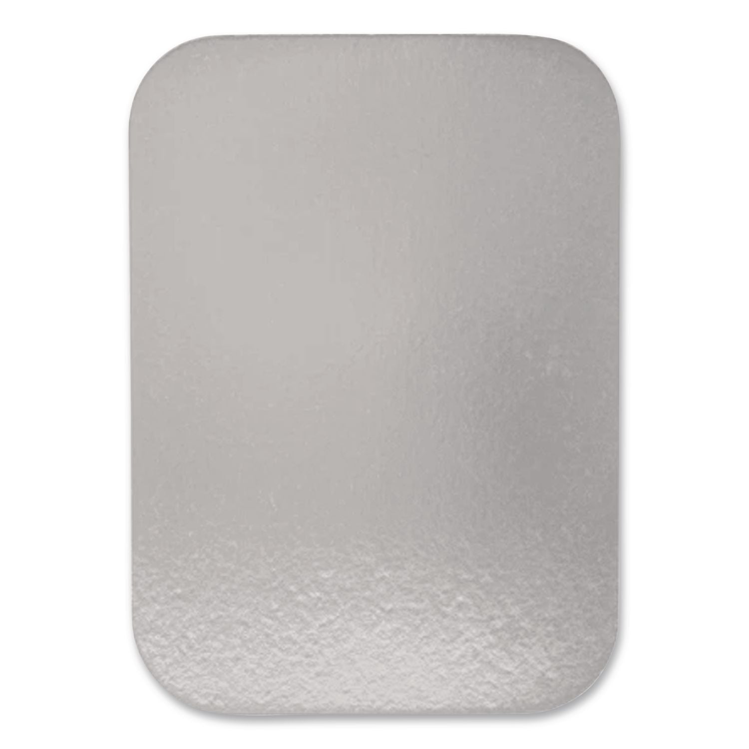 Laminated Board Lid, 7 x 5, Silver/White, Aluminum, 500/Carton