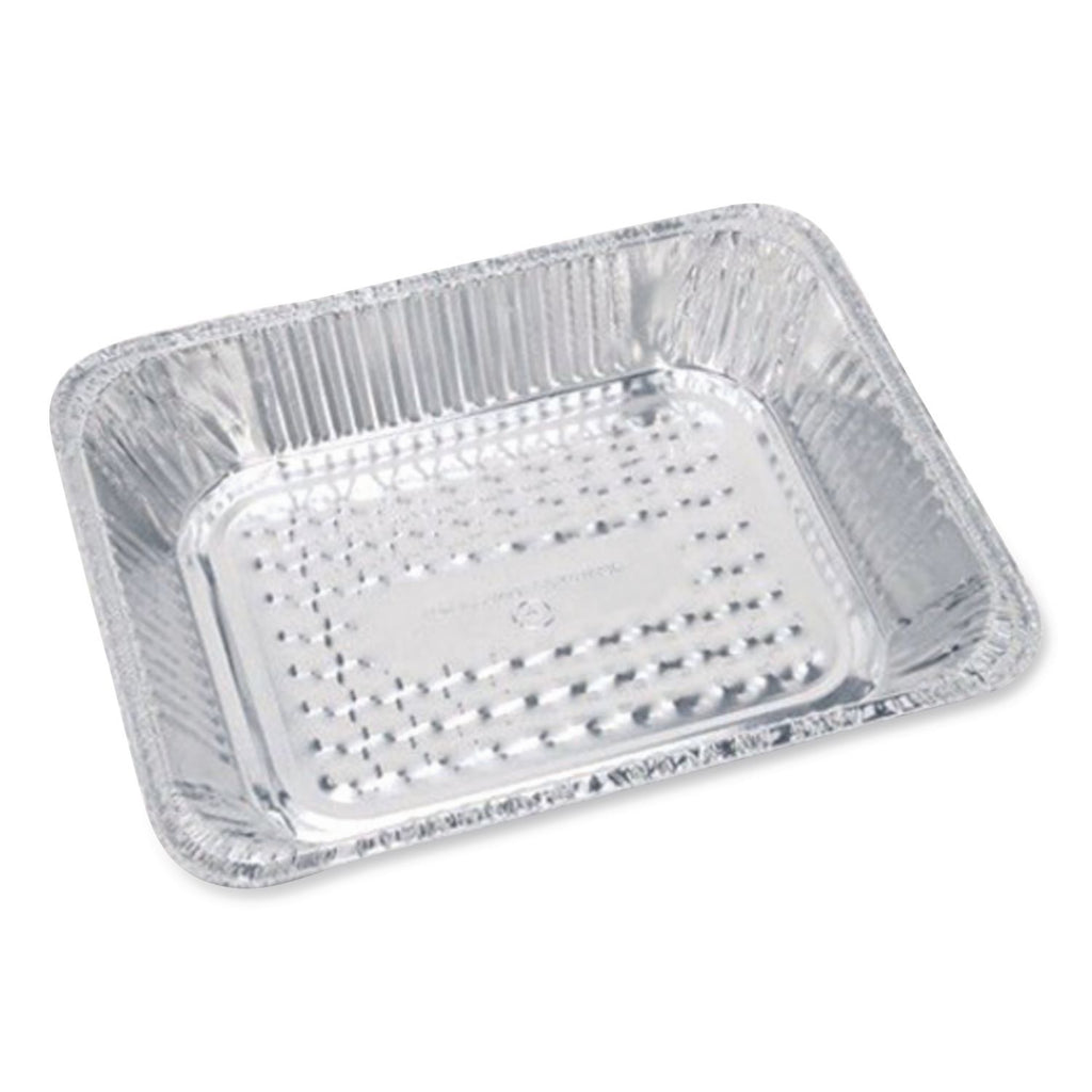 Aluminum Steam Table Pans, Half-Size Deep, 2.56" Deep, 10.38 x 12.75, 100/Carton