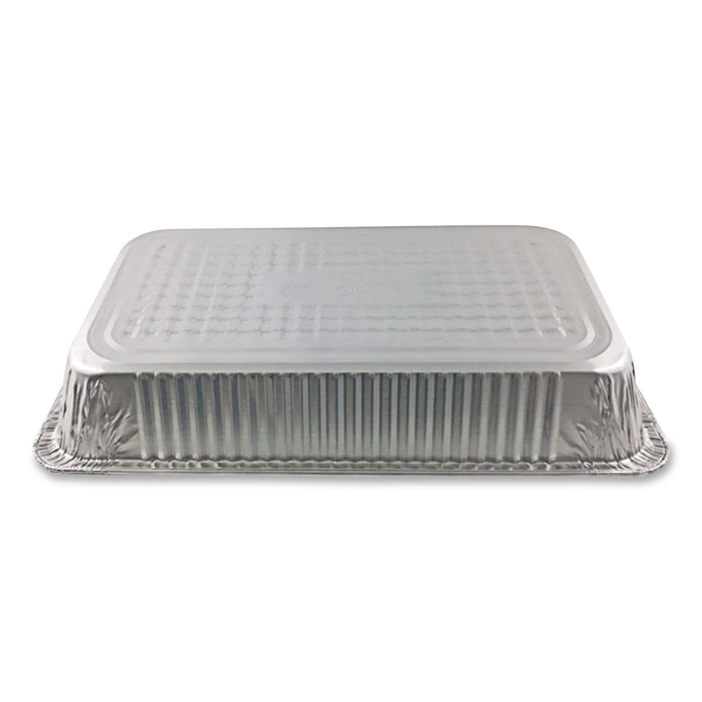 Aluminum Steam Table Pans, Full-Size Deep, 3.19" Deep, 12.19 x 20.75, 50/Carton