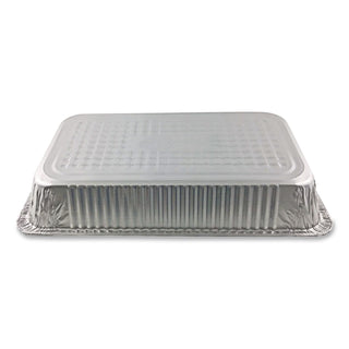 Aluminum Steam Table Pans, Full-Size Deep, 3.19" Deep, 12.19 x 20.75, 50/Carton