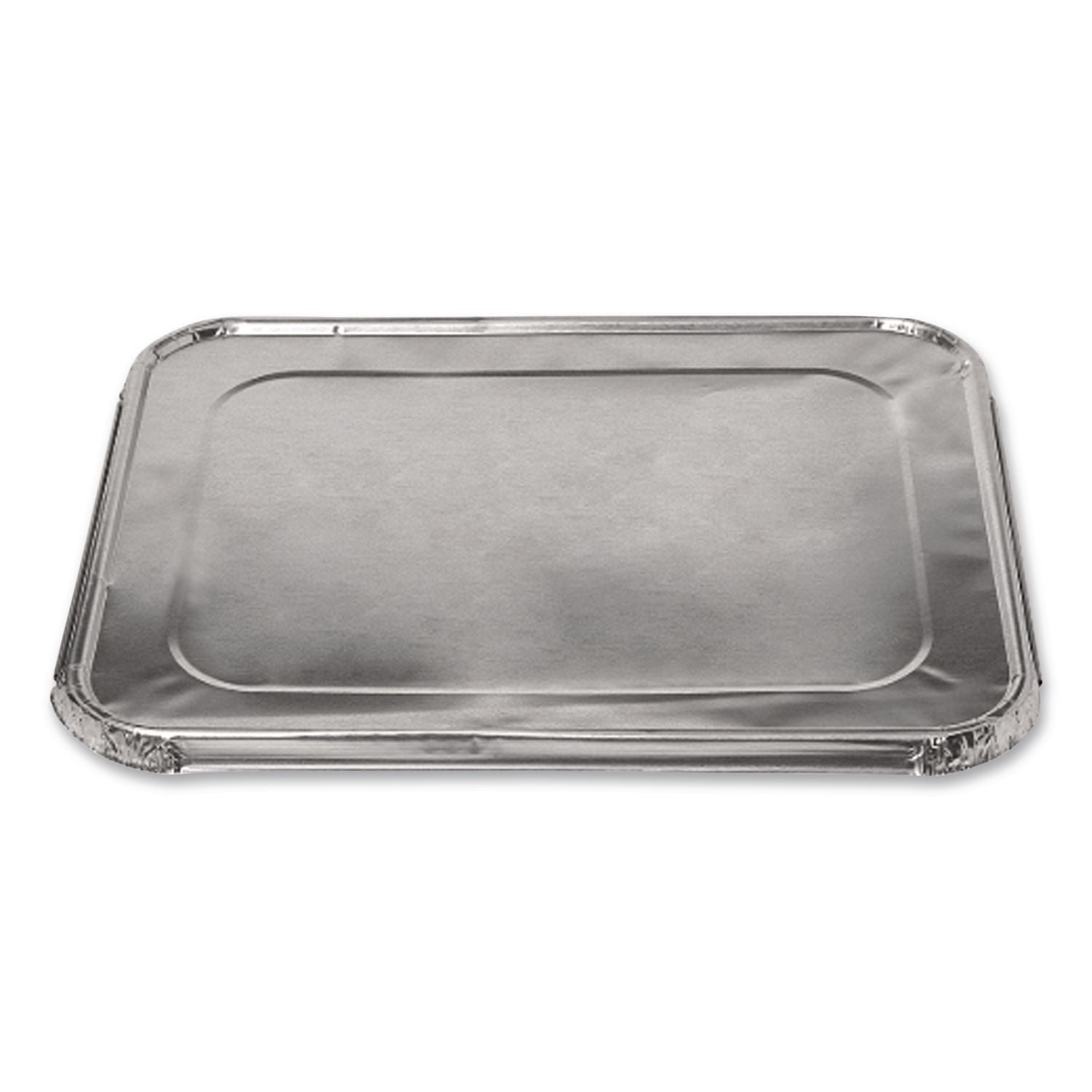 Steam Pan Foil Lids, Fits Half-Size Pan, 12.81 x 10.44, 100/Carton