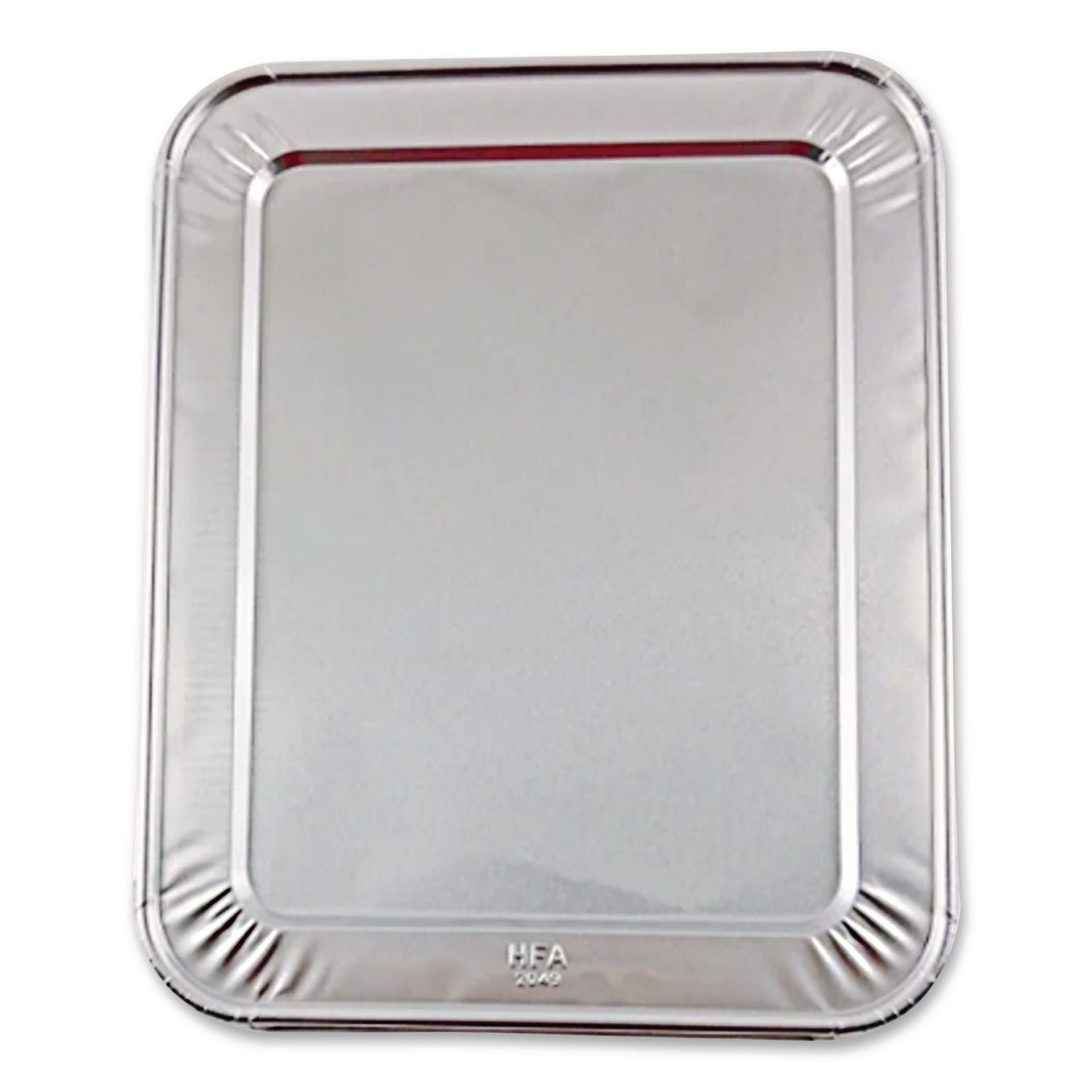 Steam Pan Foil Lids, Fits Half-Size Pan, 12.81 x 10.44, 100/Carton