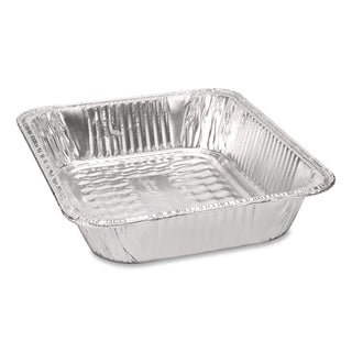 Aluminum Steam Table Pans, Half-Size Medium, 2.19" Deep, 10.38 x 12.75, 100/Carton