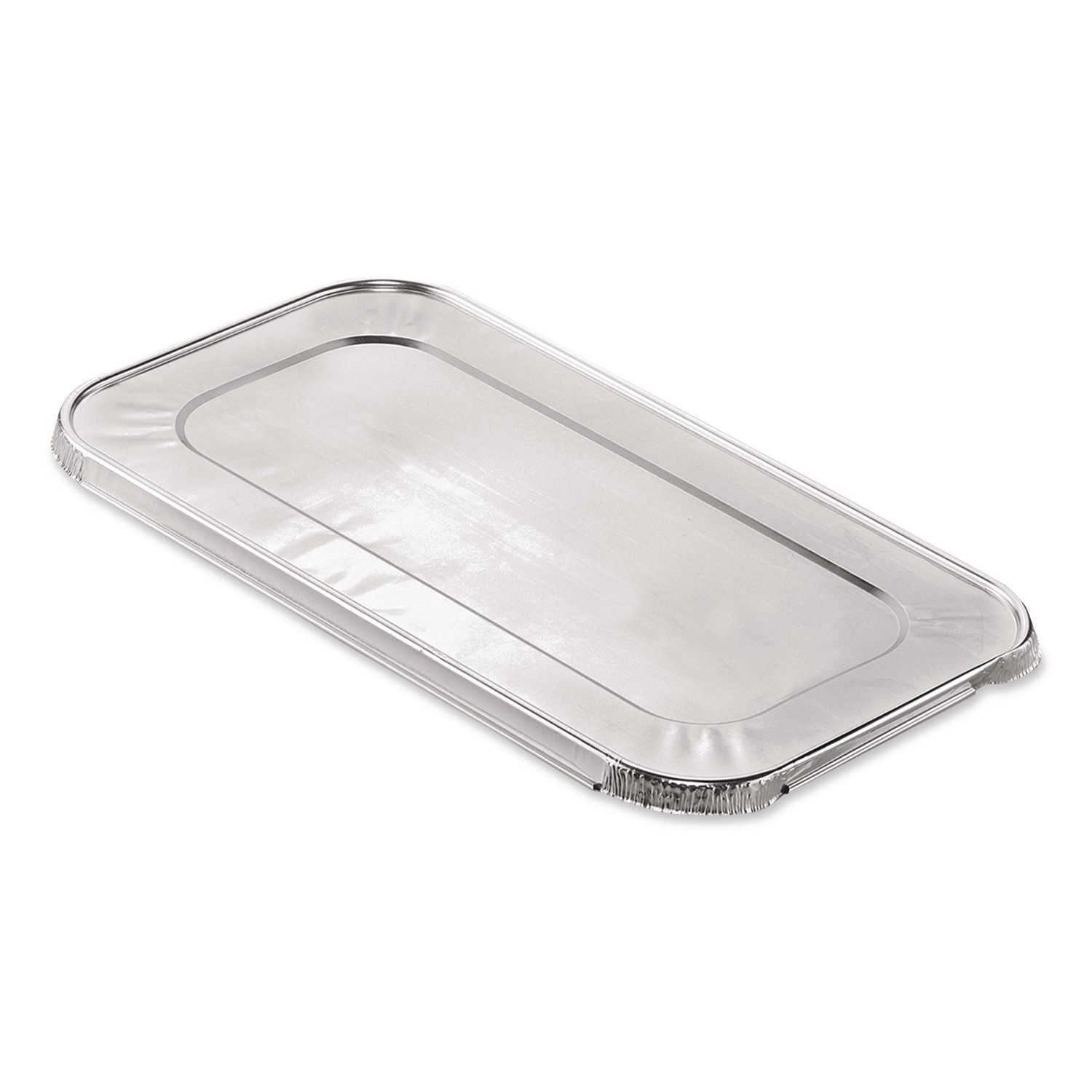 Steam Pan Foil Lids, Fits One-Third Size Pan, 6.4 x 12.7 x 0.5, 200/Carton