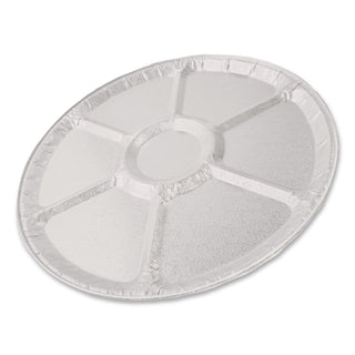 Aluminum Lazy Susan, 6 Compartments, 18" Diameter x 0.94"h, 25/Carton
