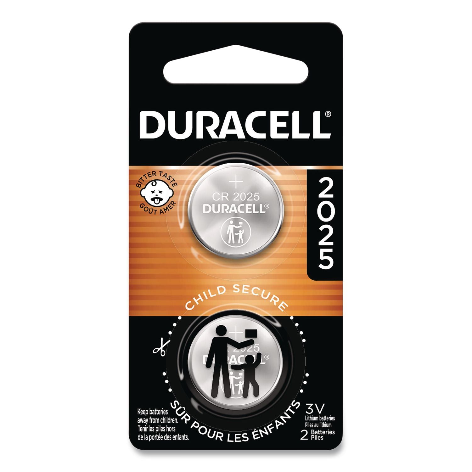 Lithium Coin Batteries, 2025, 2/Pack