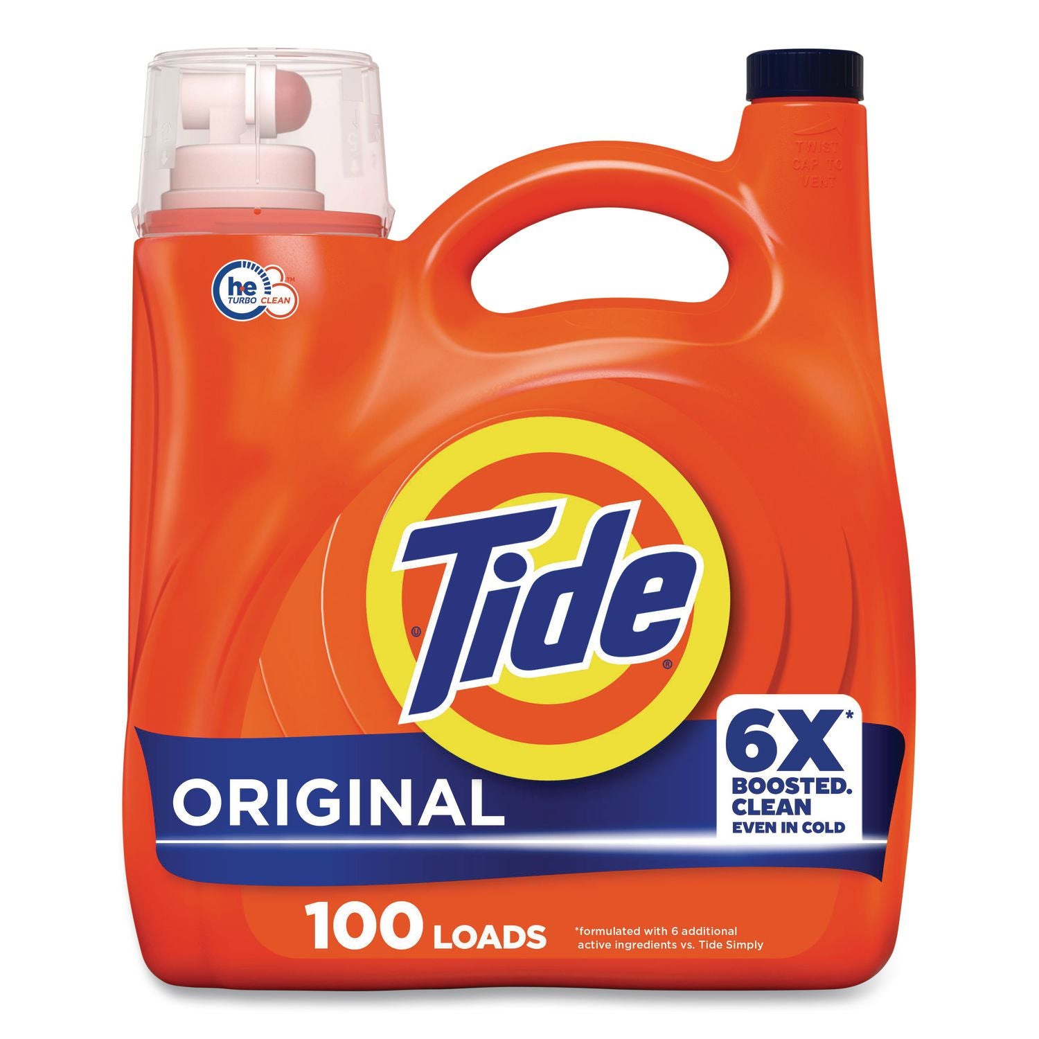 Liquid Laundry Detergent, Original Scent, 132 oz Pour Bottle, 4/Carton