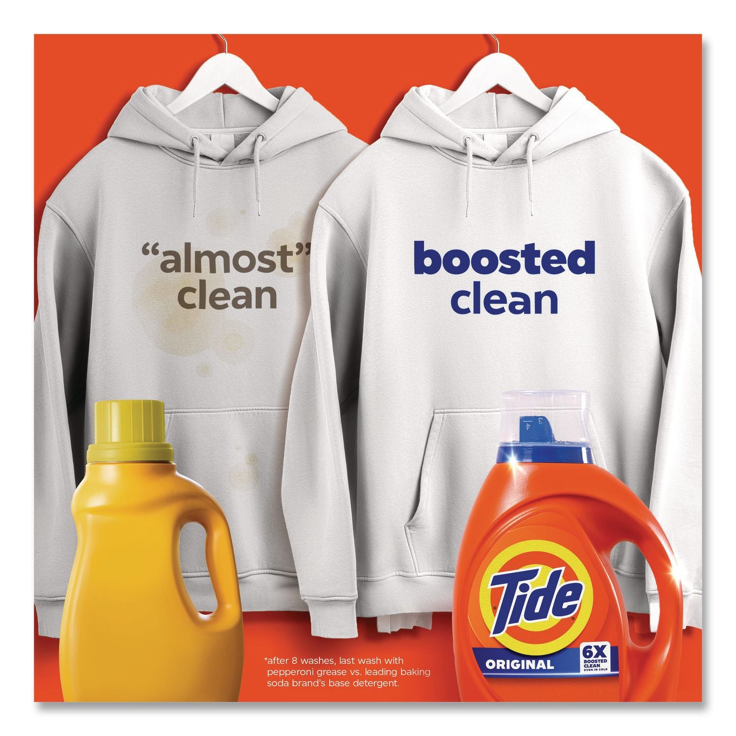Liquid Laundry Detergent, Original Scent, 64 Loads, 84 oz Bottle, 4/Carton