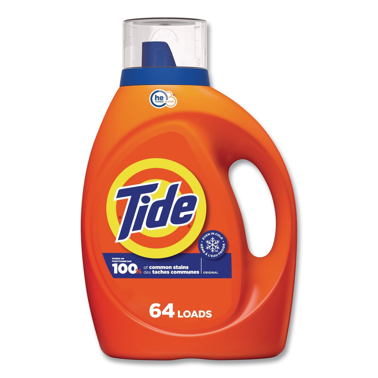 HE Laundry Detergent, Original Scent, Liquid, 64 Loads, 84 oz Bottle