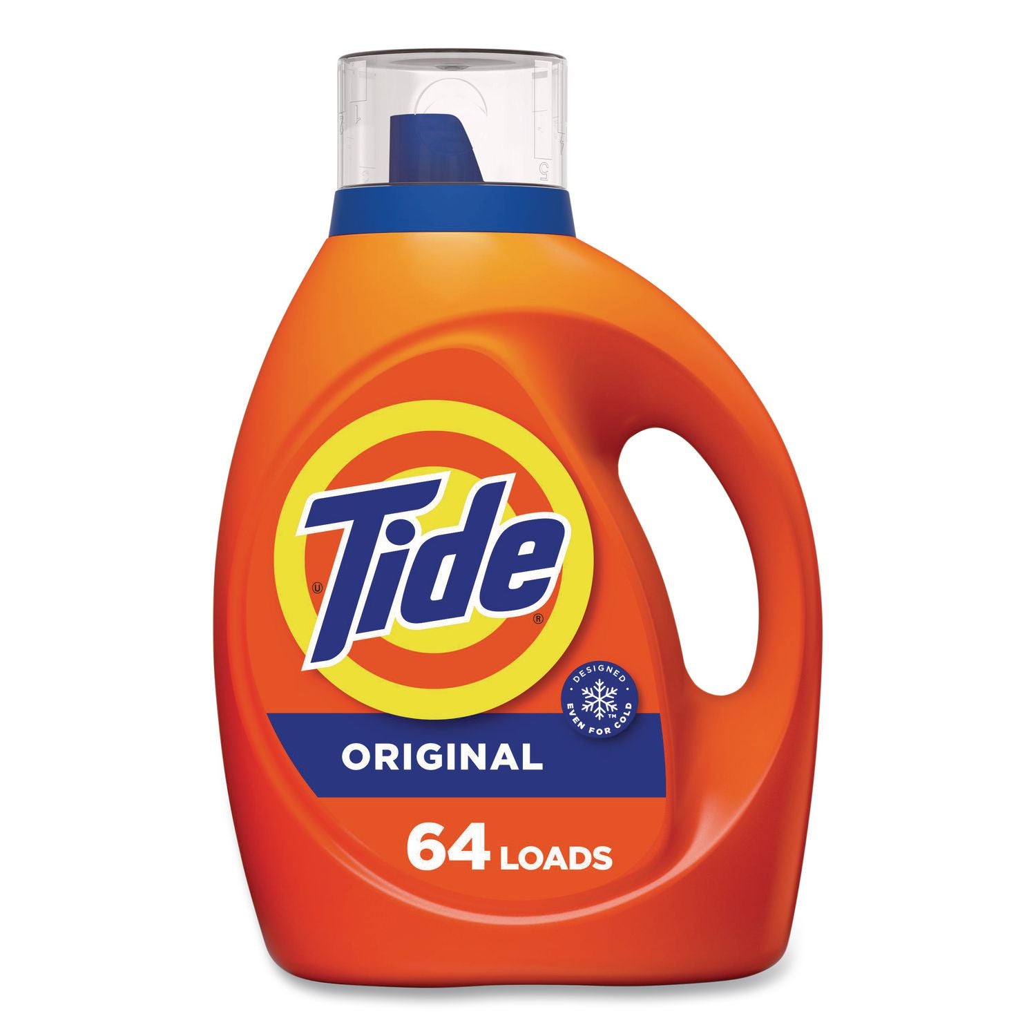 HE Laundry Detergent, Original Scent, Liquid, 64 Loads, 84 oz Bottle