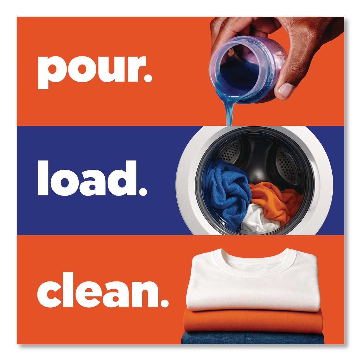 HE Laundry Detergent, Original Scent, Liquid, 64 Loads, 84 oz Bottle