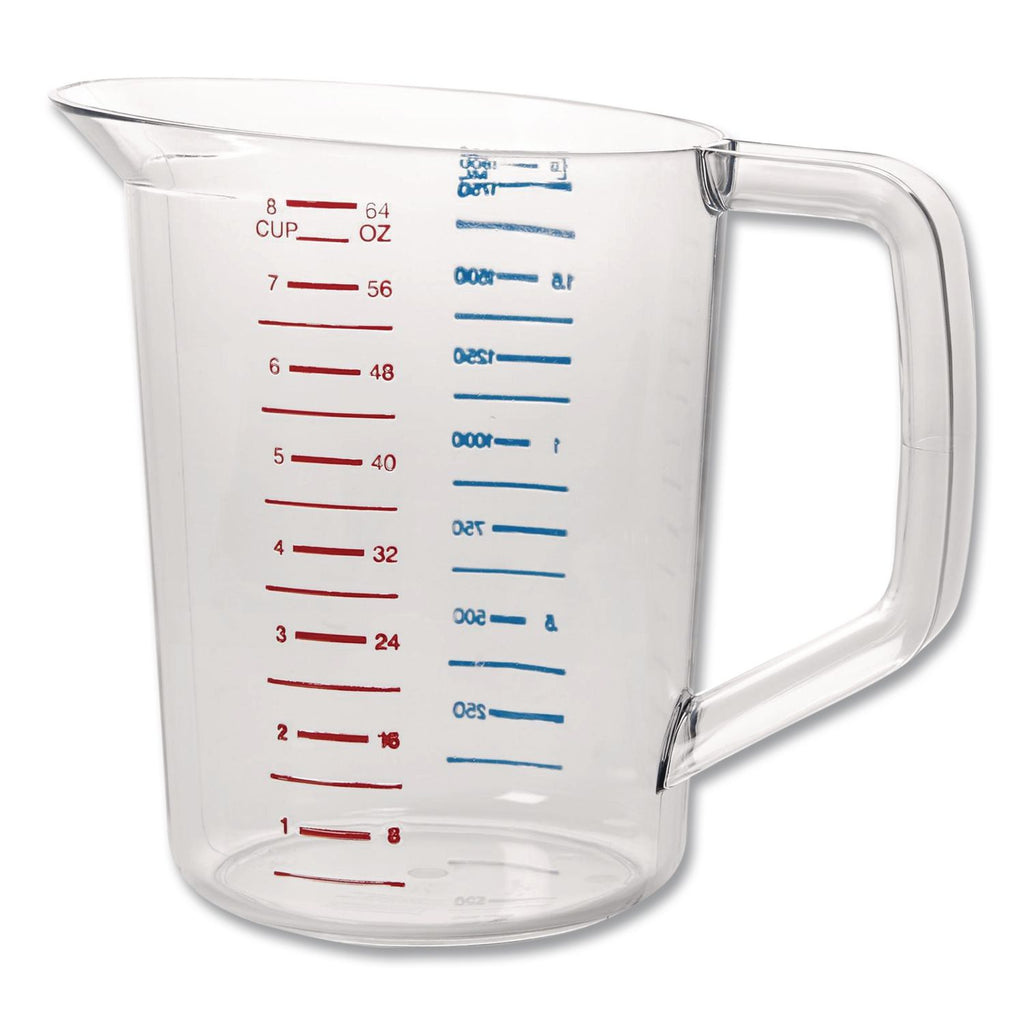 Bouncer Measuring Cup, 2 qt, Clear