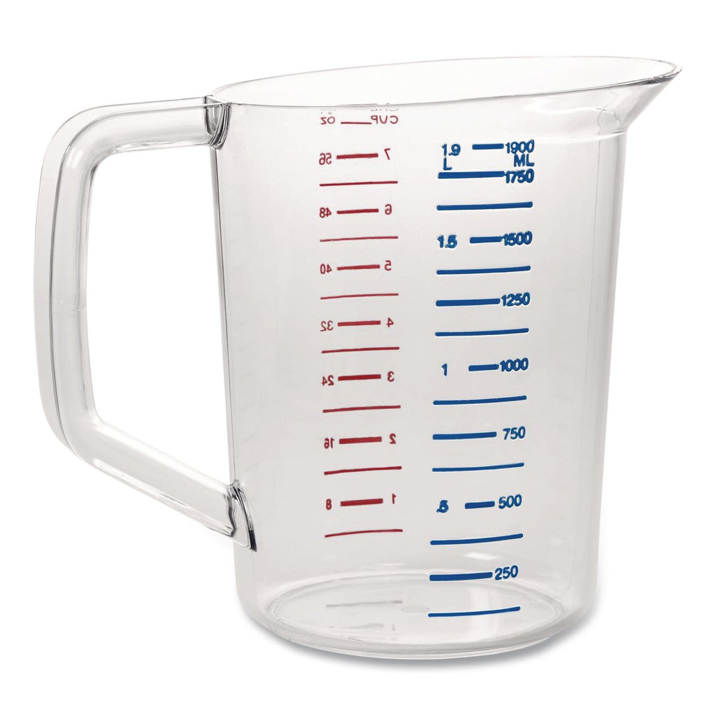 Bouncer Measuring Cup, 2 qt, Clear