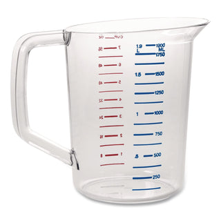 Bouncer Measuring Cup, 2 qt, Clear