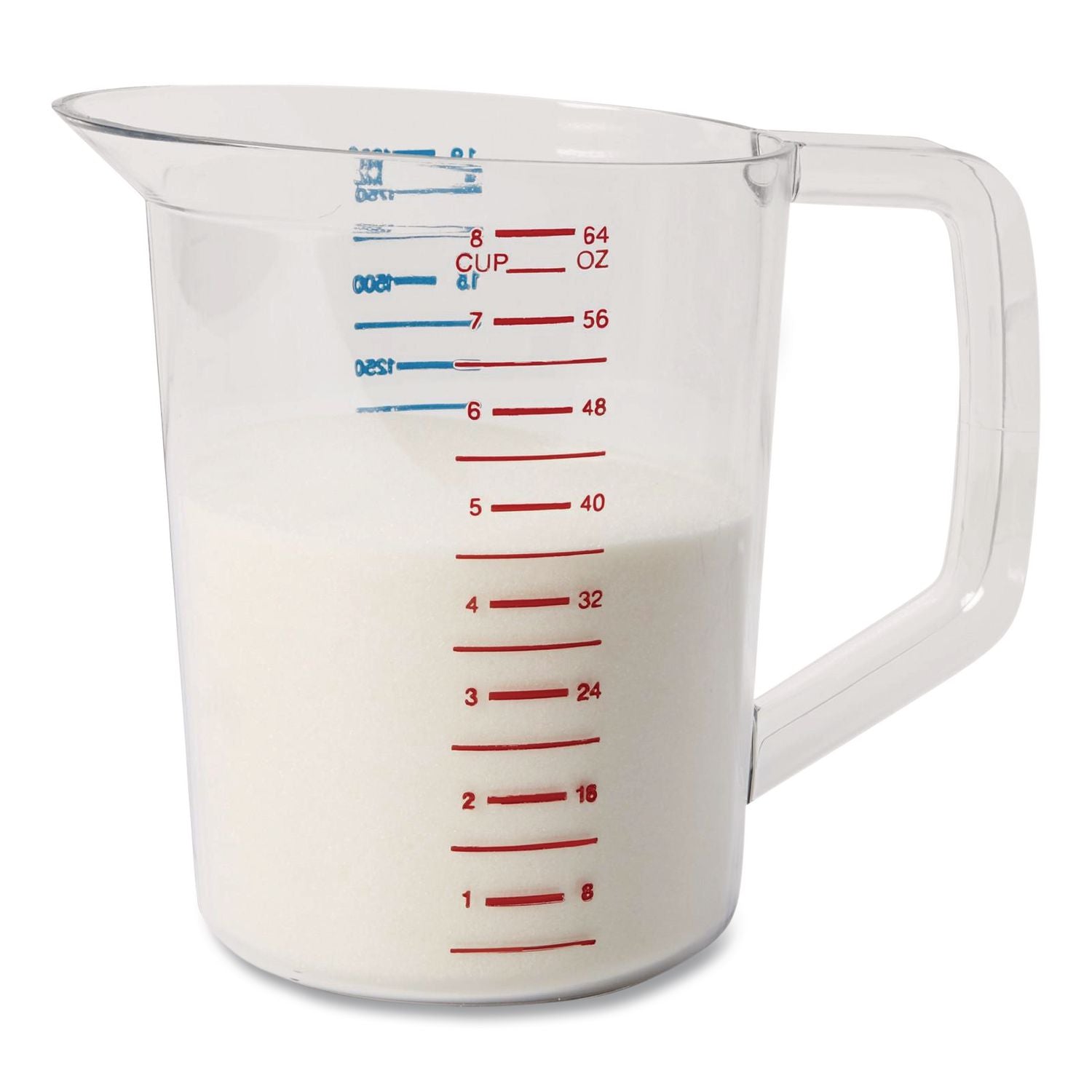 Bouncer Measuring Cup, 2 qt, Clear
