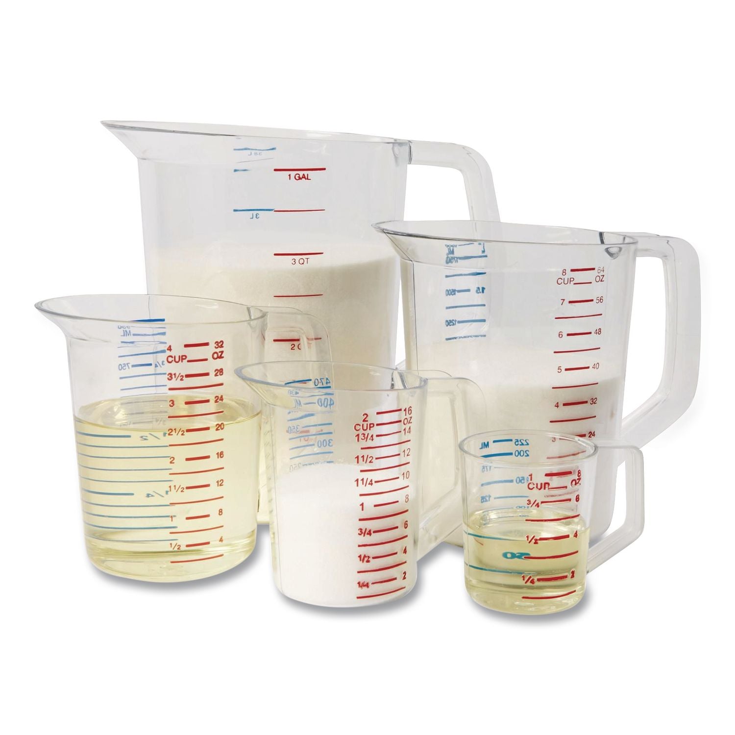 Bouncer Measuring Cup, 2 qt, Clear