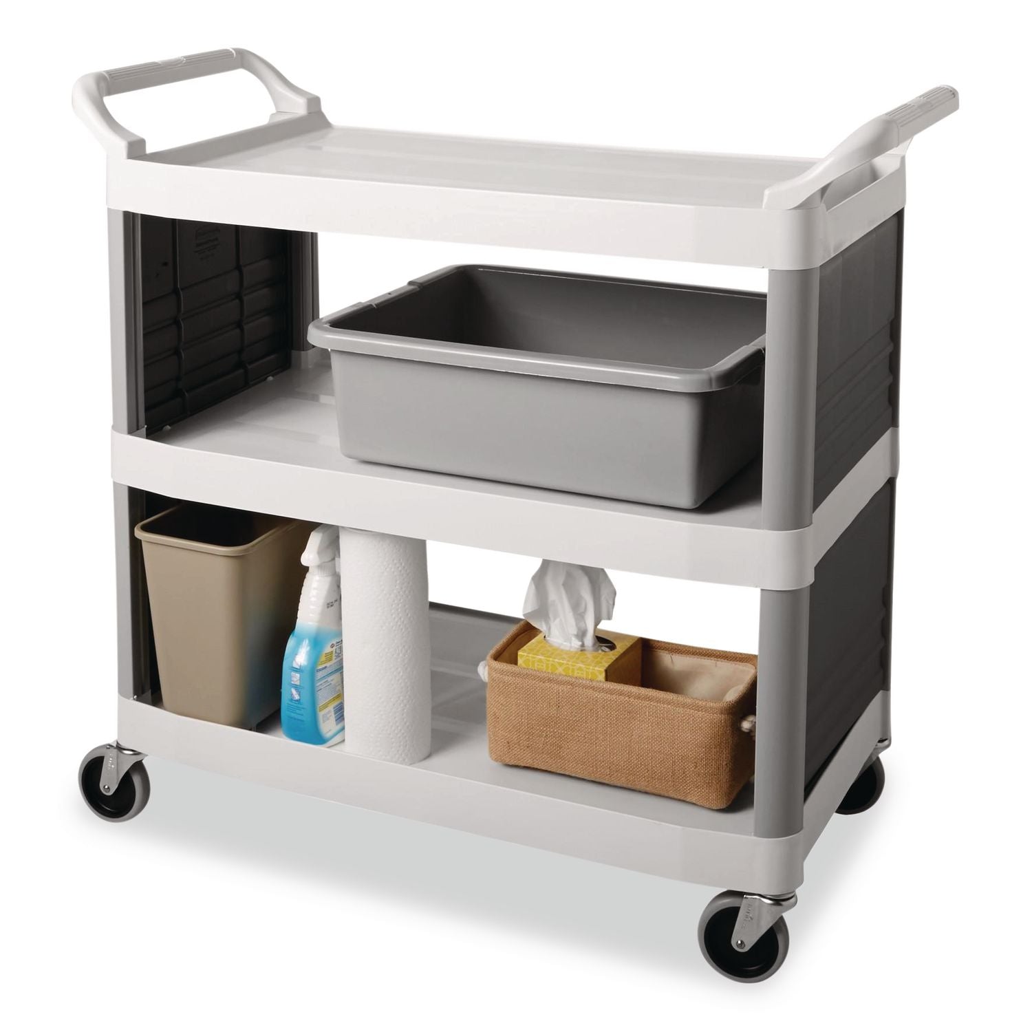 Bus/Utility Box, 7.125gal, Gray