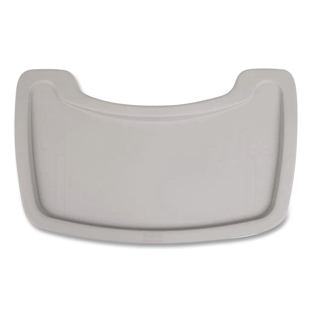 Sturdy Chair Microban Youth Seat Tray for Rubbermaid Commercial Youth Seats, 18.5 x 11.5 x 3.25, Plastic, Platinum