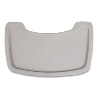 Sturdy Chair Microban Youth Seat Tray for Rubbermaid Commercial Youth Seats, 18.5 x 11.5 x 3.25, Plastic, Platinum