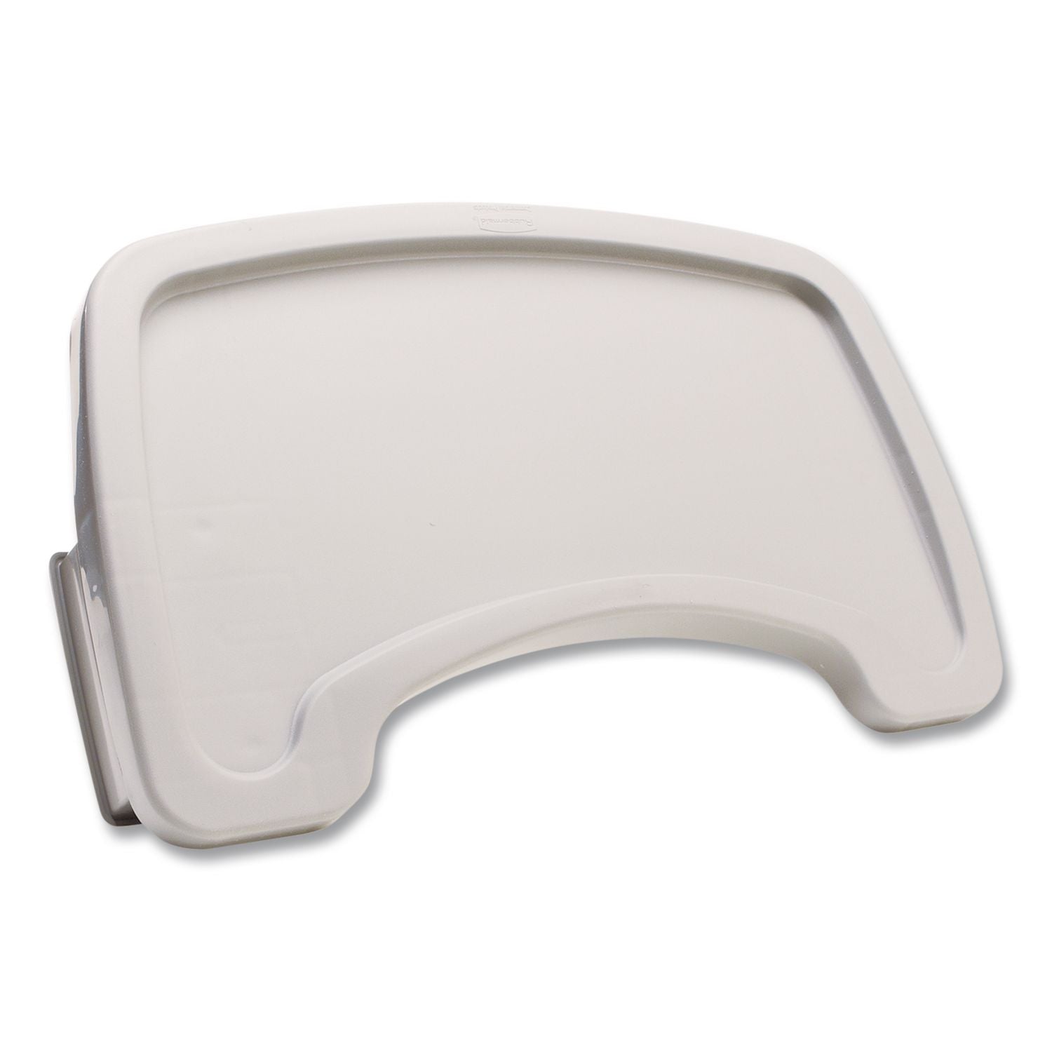 Sturdy Chair Microban Youth Seat Tray for Rubbermaid Commercial Youth Seats, 18.5 x 11.5 x 3.25, Plastic, Platinum