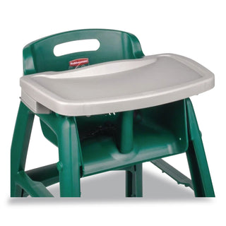 Sturdy Chair Microban Youth Seat Tray for Rubbermaid Commercial Youth Seats, 18.5 x 11.5 x 3.25, Plastic, Platinum