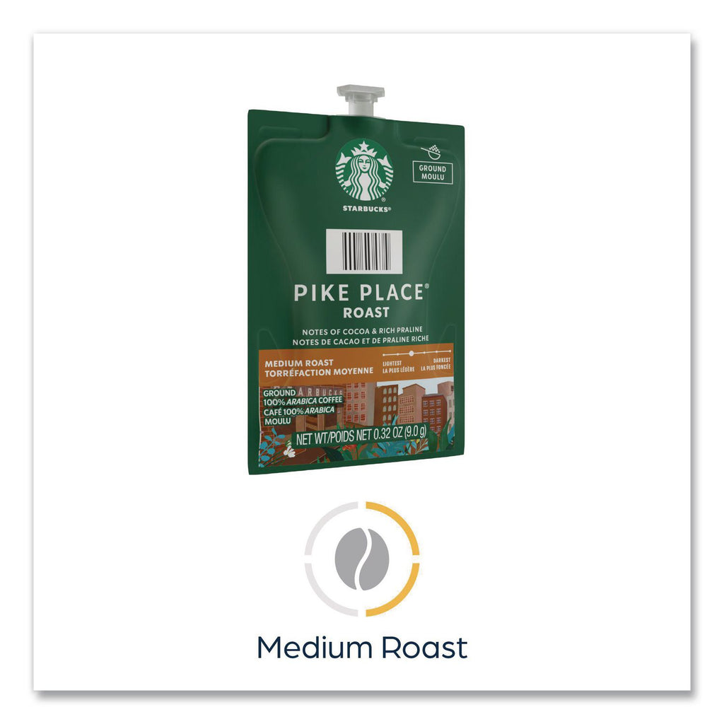 Starbucks Pike Place Roast Coffee Freshpack, Pike Place, 0.32 oz Pouch, 76/Carton
