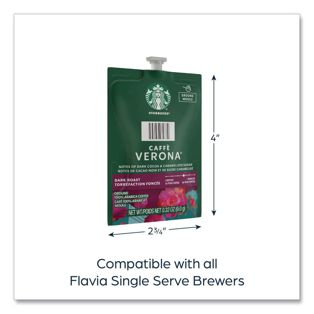 Starbucks Caffe Verona Coffee Freshpack, Caffe Verona, 0.32 oz Pouch, 76/Carton