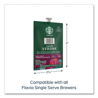 Starbucks Caffe Verona Coffee Freshpack, Caffe Verona, 0.32 oz Pouch, 76/Carton