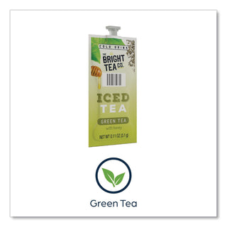 The Bright Tea Co. Iced Green Tea with Honey Freshpack, Green with Honey, 0.11 oz Pouch, 100/Carton