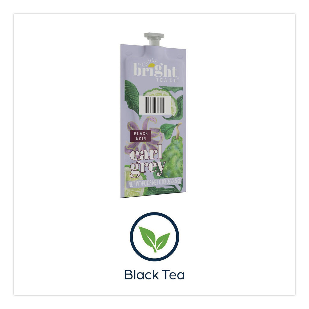 The Bright Tea Co. Earl Grey Black Tea Freshpack, Earl Gray, 0.09 oz Pouch, 100/Carton