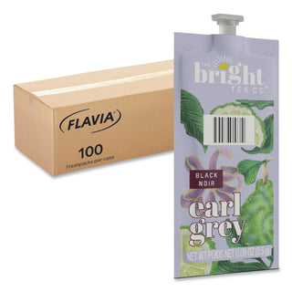 The Bright Tea Co. Earl Grey Black Tea Freshpack, Earl Gray, 0.09 oz Pouch, 100/Carton