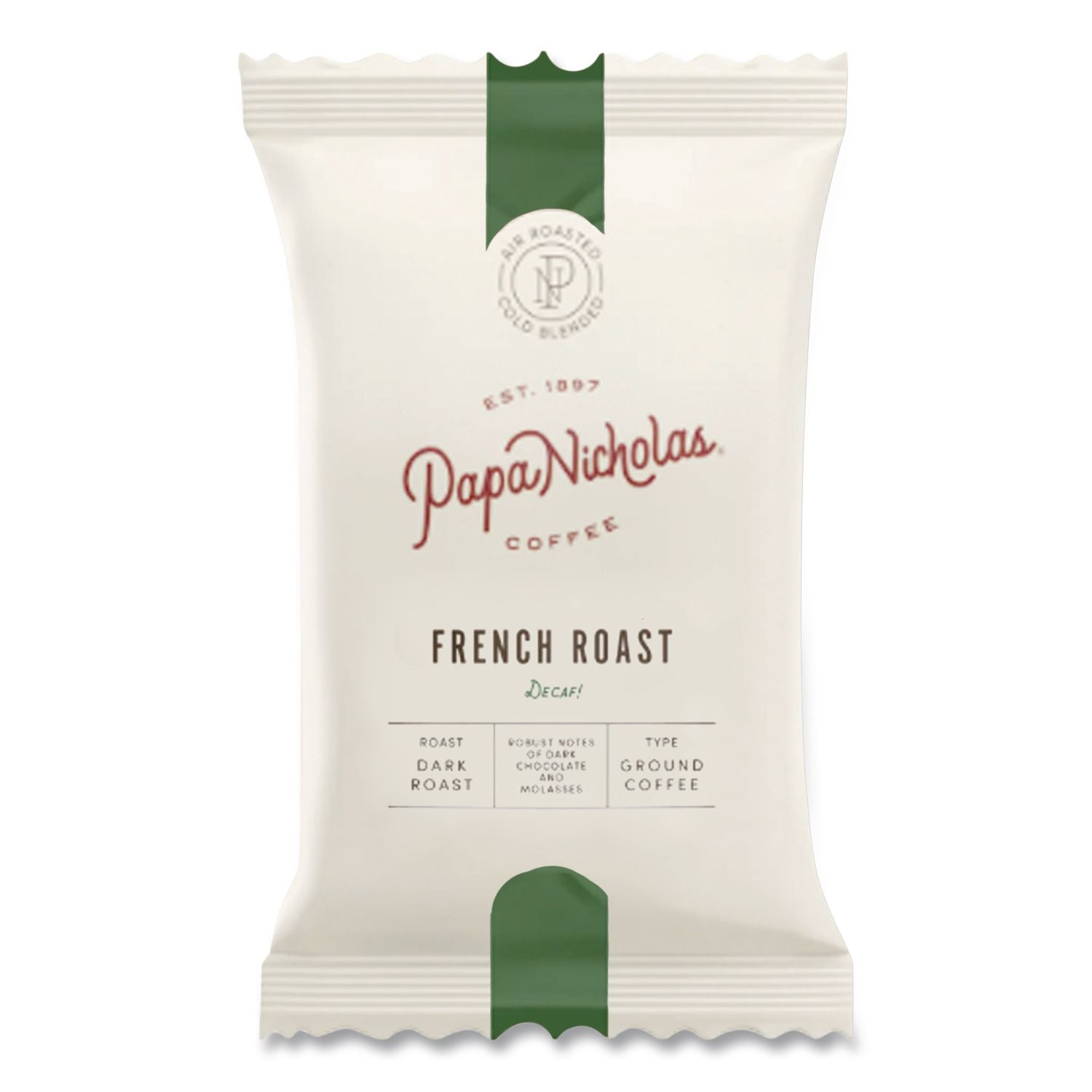 Premium Coffee, Decaffeinated French Roast, 18/Carton