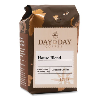 100% Pure Coffee, House Blend, Ground, 28 oz Bag