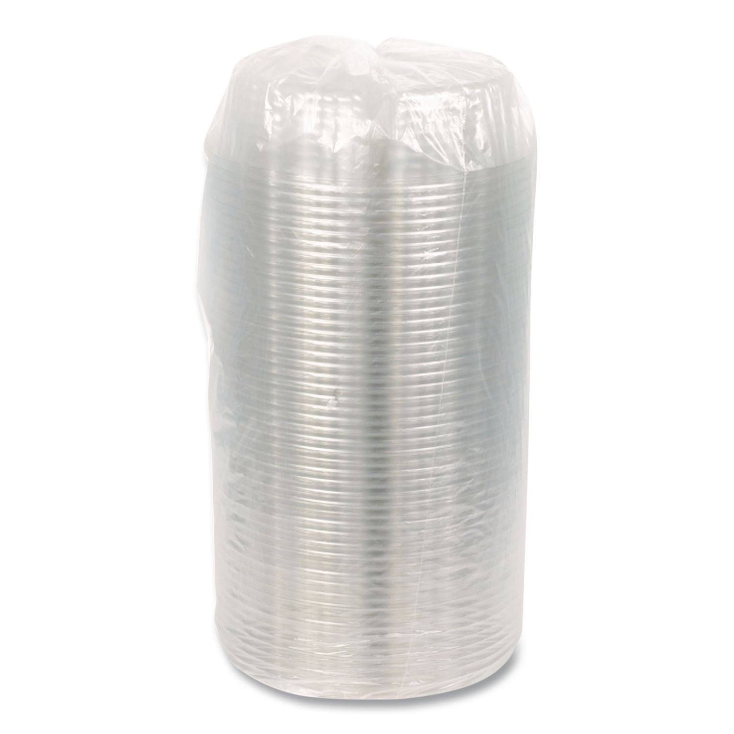 Dip Cup Platter, 4-Compartment, 64 oz, 10" Diameter, Clear, Plastic, 100/Carton