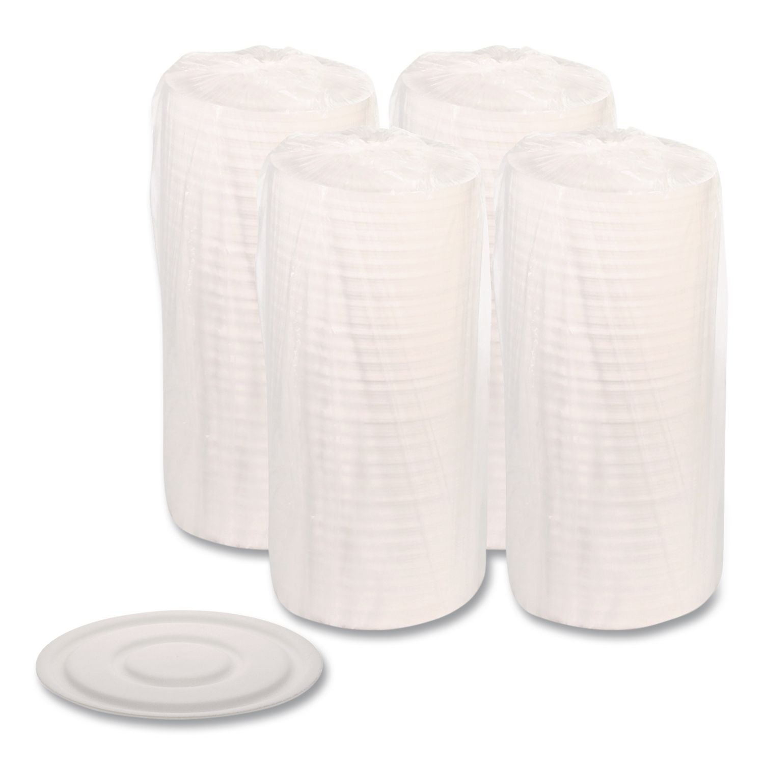 Cake Circle, 9" Diameter x 1"h, White, Foam, 125/Pack, 4 Packs/Carton