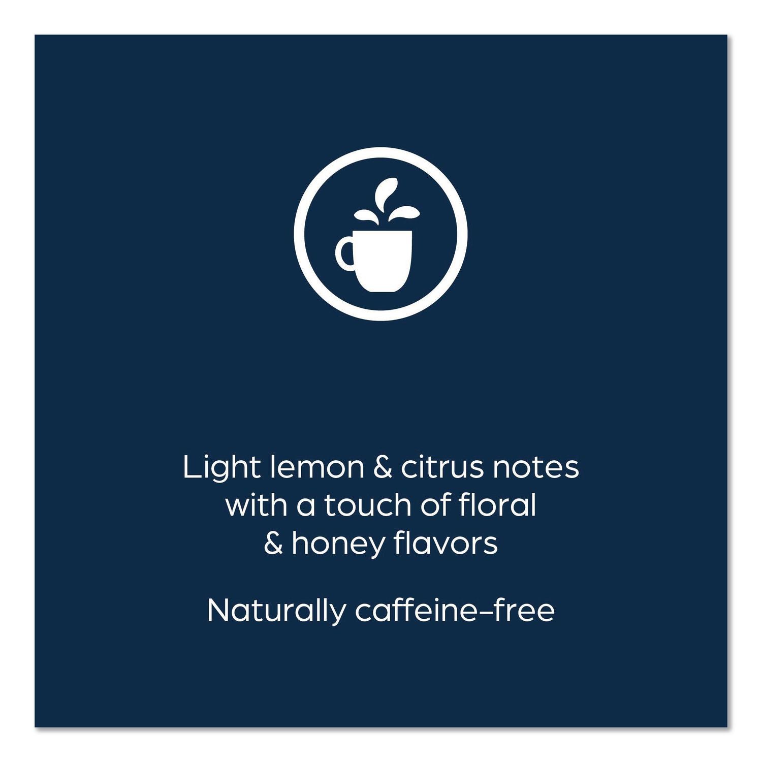 The Bright Tea Co. Lemon Herbal Tea Freshpack, Lemon, 0.11 oz Pouch, 100/Carton