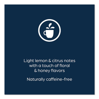 The Bright Tea Co. Lemon Herbal Tea Freshpack, Lemon, 0.11 oz Pouch, 100/Carton