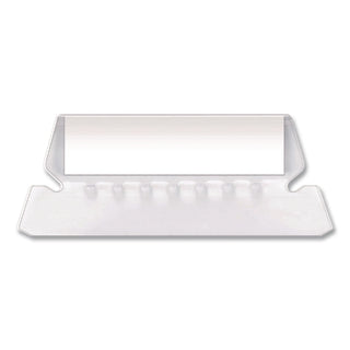Transparent Colored Tabs For Hanging File Folders, 1/3-Cut, Clear, 3.5" Wide, 25/Pack