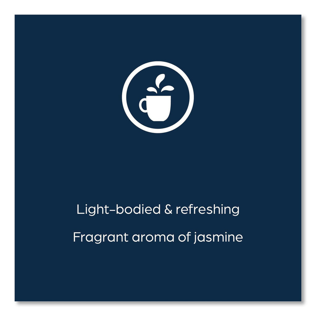 The Bright Tea Co. Green with Jasmine Tea Freshpack, Green with Jasmine, 0.07 oz Pouch, 100/Carton