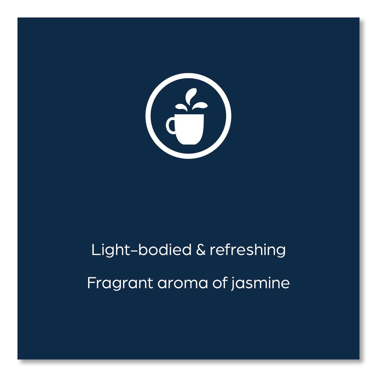 The Bright Tea Co. Green with Jasmine Tea Freshpack, Green with Jasmine, 0.07 oz Pouch, 100/Carton