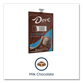 Dove Hot Chocolate Freshpack, Milk Chocolate, 0.66 oz Pouch, 72/Carton