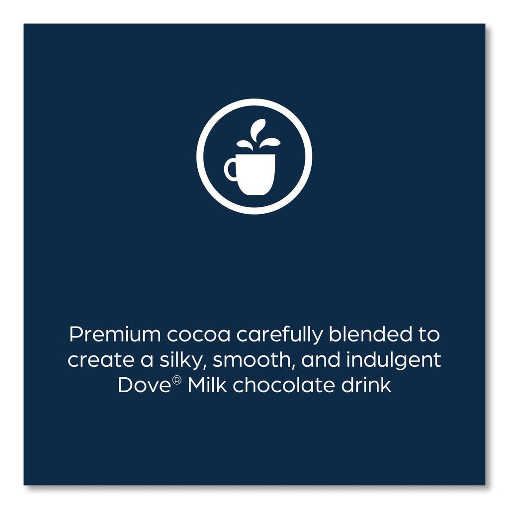 Dove Hot Chocolate Freshpack, Milk Chocolate, 0.66 oz Pouch, 72/Carton