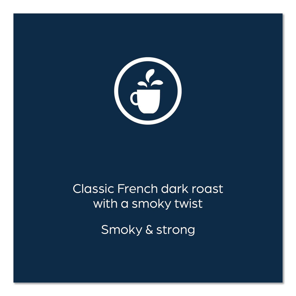 Alterra French Roast Coffee Freshpack, French Roast, 0.32 oz Pouch, 100/Carton