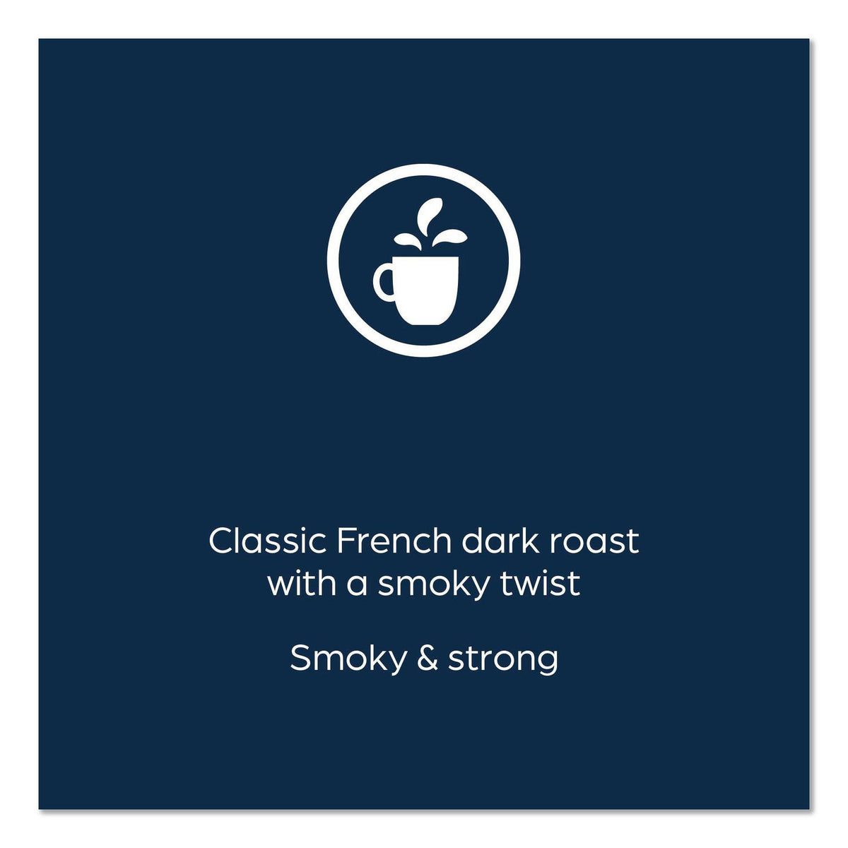 Alterra French Roast Coffee Freshpack, French Roast, 0.32 oz Pouch, 100/Carton