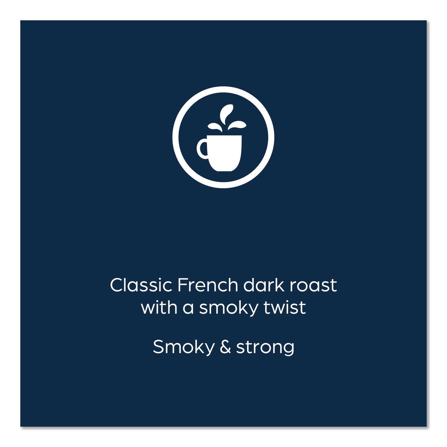 Alterra French Roast Coffee Freshpack, French Roast, 0.32 oz Pouch, 100/Carton