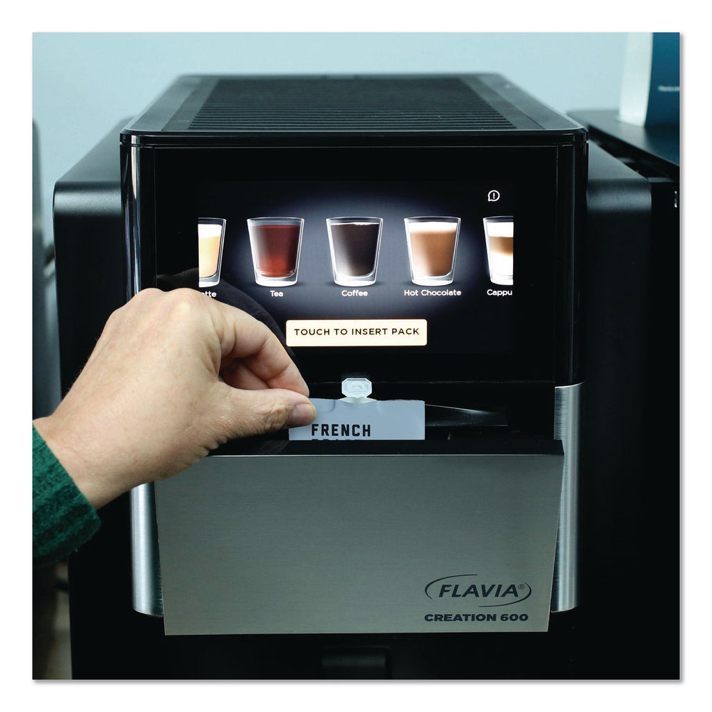 Alterra French Roast Coffee Freshpack, French Roast, 0.32 oz Pouch, 100/Carton