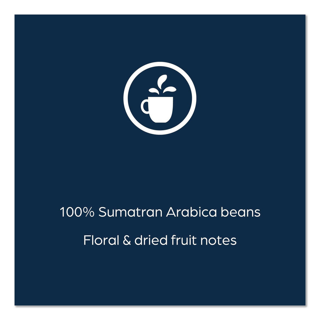 Alterra Sumatra Coffee Freshpack, Sumatra, 0.3 oz Pouch, 100/Carton