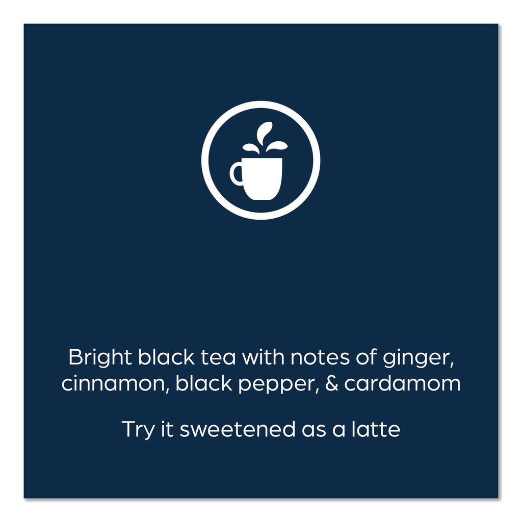 The Bright Tea Co. Chai Spice Black Tea Freshpack, Chai Spice, 0.09 oz Pouch, 100/Carton