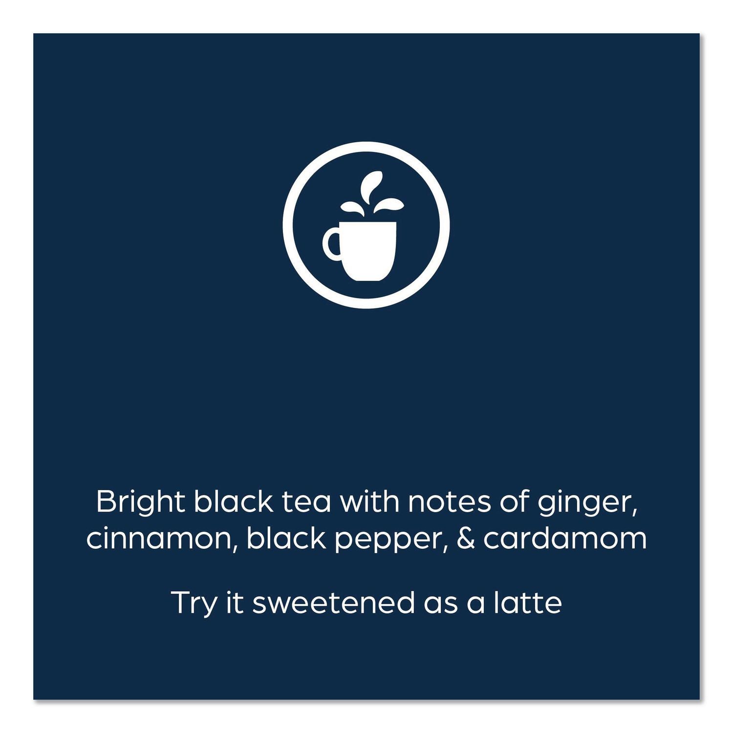 The Bright Tea Co. Chai Spice Black Tea Freshpack, Chai Spice, 0.09 oz Pouch, 100/Carton