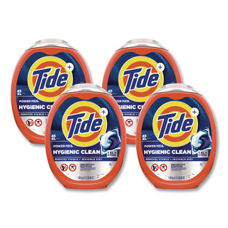Hygienic Clean Heavy 10x Duty Power Pods, Original Scent, 76 oz Tub, 45 Pods, 4/Carton